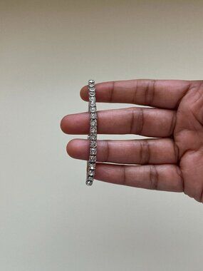 Swarovski Crystal lightning bracelets Stretch Tennis glam wedding formal